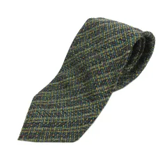 ドルチェ&ガッバーナ ドルガバ DOLCE&GABBANA ネクタイ 総柄 イタリア製 シルク100％ ターコイズブルー マルチカラー