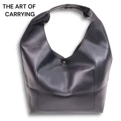 THE ART OF CARRYING ジアートオブキャリング Fレザー ワンハンドル ワンショルダー バッグ Sz.F レディース 黒