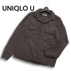 【美品 24AW】UNIQLO U ユニクロ ユー ルメール 秋冬 ラム ニット ジャケット Sz.L メンズ