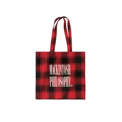 マッキントッシュ フィロソフィー 大人のチェック柄BIGトート