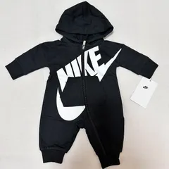新品　NIKE ナイキ　長袖　ロンパース　ブラック　50 ベビー　新生児