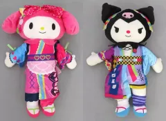 【中古】ぬいぐるみ 全2種セット ピューロランドコラボレーション ライブキャラBIGぬいぐるみ～マイメロディ・クロミ～ 「マイメロディ・クロミ」