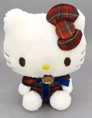 2004年【レア】ハローキティ ぬいぐるみ チェック柄制服 - メルカリ