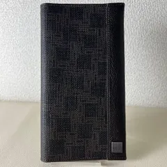 dunhill 長財布　札入れ　カード入れ　レザー　ブラウン　プレートロゴ