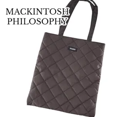MACKINTOSH PHILOSOPHY マッキントッシュフィロソフィー キルティングエコバック ブラウン 付録