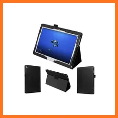 【新品】 wisers タッチペン・保護フィルム付 Huawei Mediapad M3 Lite 10 wp 10.1インチ タブレット 専用 ケース カバー [2017 年 新型] [2018 年 新型] ブラック 1