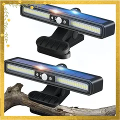 クリップ ソーラーライト センサーライト 屋外 電気代不要 3つ点灯モード 自動点灯 消灯 高感度人感センサーソーラー 防災 ガーデン/玄関/廊下/駐車場適用 停電 地震 津波 台風対策 (2)