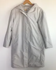 ユニクロ ハイブリッドダウンコクーンコート レディース M ホワイト 3012202512080029