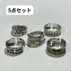DustSilver DSR0137 指輪　アメカジ　メキシカン　ヴィンテージ　シルバー　リング　クロス　フェザー　イーグル