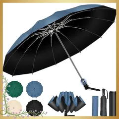 【超大サイズ・強化型12本骨・逆折り式】折りたたみ傘 ワンタッチ自動開閉 折り畳み傘 おりたたみ傘 超大サイズ 逆折り式 UPF50+ メンズ傘 耐風撥水 男子日傘 折りたたみ日傘 遮光遮熱 UVカット 晴雨兼用傘 梅雨対策 台風対応 豪雨対応 収納ポーチ 0