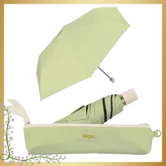 Wpc. 日傘 オールウェザーパラソル ピスタチオ 《遮光率100%・UVカット率100％・UPF50＋・晴雨兼用》 親骨50cm レディース スリム コンパクト シンプル 無地 パステル 女性 メンズ 通勤 通学 RAH-2305-FP 1