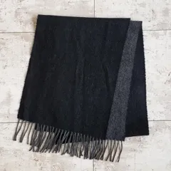 ビューティ& ユース ユナイテッドアローズ ☆ カシミヤ混 ウール マフラー 黒 ブラック BEAUTY & YOUTH UNITED ARROWS