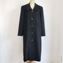 日本製最高級カシミヤ100% TESTA VIERA ロングコート ブラック 黒