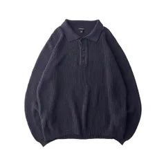 old　REUNION　デザインカラーニット　ハーフボタン　80ｓ　90ｓ