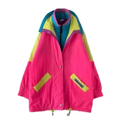 90ｓ　OCEAN PACIFIC　デザインジャケット　蛍光　マルチカラー　希少
