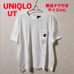 【今だけ！15%OFFクーポン配布中🎁】 UNIQLO ユニクロ Tシャツ ポケモン UT コラボ ピカチュウ 大きなサイズ メンズ 4XL ホワイト白 部屋着