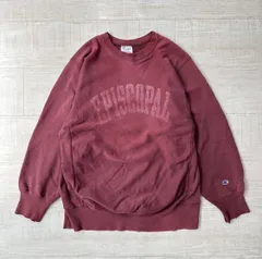 80s Vintage Champion ヴィンテージ チャンピオン REVERSE WEAVE リバースウィーブ EPISCOPAL アーチ ロゴ スウェット USA製 サイズ XL