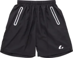 ルーセント LUCENT テニス Uni ハーフパンツ ブラック×シルバー メンズ レディース 男性用 女性用 半ズボン 短パン 試合着 練習着 着替え ウェア トレーニング 部活動 サークル  XLS5380 -