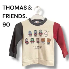 a1436 【機関車トーマス】スウェット トレーナー 90cm マルチカラー キャラクター