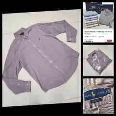 正規品 ラルフローレン メンズ クラシックフィット ストライプ シャツ L