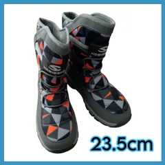 [HOBIBEAR] [ホビベアー] スノーブーツ キッズ ジュニア ウインターブーツ スノーシューズ 防寒靴 雪靴 冬用　23.5cm