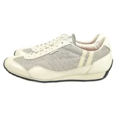 パトリック PATRICK 505310 STADIUM-PL スニーカー ラメ レザー 美品 43 アイボリー シルバー