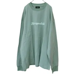 z1628 【美品】A FEW GOOD KIDS ア フュー グッド キッズ　長袖　ロンT ミント　グリーン　緑　メンズ　Mサイズ　定番人気　ロゴ　　トレーナー　綿　コットンのサムネイル