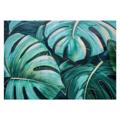 【B4サイズ（約25x36cm）】【lh-poster-4277】モンステラポスター トロピカル 熱帯植物 ハワイアン ボルシギアナ デリシオーサ アダンソニー 葉っぱ グリーン 植物 南国 インテリア アート