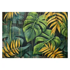 【B4サイズ（約25x36cm）】【lh-poster-4278】モンステラポスター トロピカル 熱帯植物 ハワイアン ボルシギアナ デリシオーサ アダンソニー 葉っぱ グリーン 植物 南国 インテリア アート