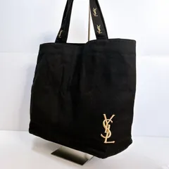 YSL イヴ・サンローラン　バッグ　トートバッグ　ノベルティ　ブラック　中古美品　管理番号KKVNRA4577