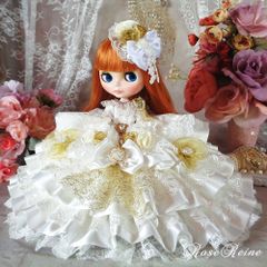 XmasSale アンネローゼ王妃 艶めくパールホワイトの豪華プリンセス