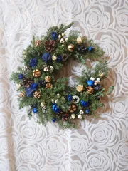 三日月リース♪ブルー系