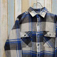 HA71☆ファイブブラザー☆長袖シャツ☆ヘビーネルシャツ☆90s～00s☆M