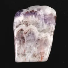 H&E社 サウラライトアゼツライト (AZOZEO) アメジスト共生 タンブル 証明書付 10.8g 【榎本通商87015】