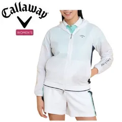 キャロウェイ ゴルフ レディース リップストップフルジップパーカーブルゾン Callaway Golf C25115200 ホワイト(1030)