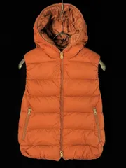 未使用 DUVETICA　デュベティカ FEBERAQUATTRO フーディダウンベスト 42 オレンジ  【値下げ交渉歓迎】