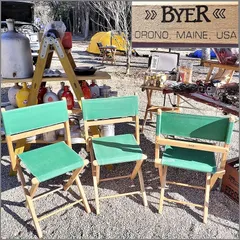 USA製 BYER OF MAINE ビンテージ ガイド チェア VINTAGE GUIDE CHAIR バイヤーオブメイン ウッドチェア 木製 スツール スタンドのサムネイル