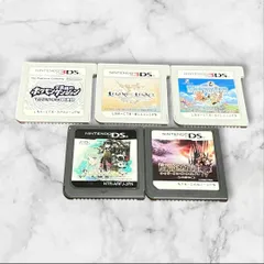 3DS/DS ソフト 5本セット まとめ売り 動作確認済み ポケモン 他