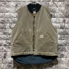 80s90s USA製 Carhartt ダックベスト星タグ腰リブ V02CHT - メルカリ