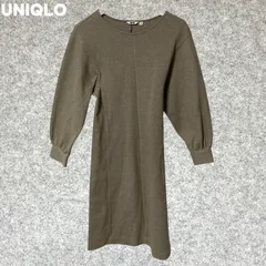 UNIQLO ジャージーベルテッドワンピース 長袖 Sサイズ