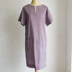 トラディショナルウェザーウェア ☆ 小花柄 シャツ ワンピース S コットン ピンク系 Traditional Weatherwearのサムネイル