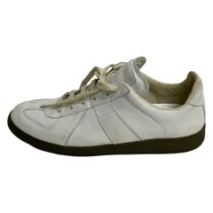 Maison Margiela(メゾンマルジェラ) スニーカー 40 メンズ - ライトグレー ジャーマントレーナー/インソール取外し可/REPLICA