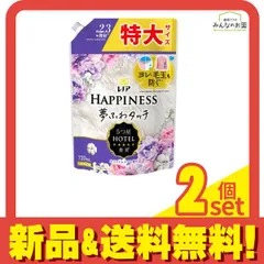 レノアハピネス 夢ふわタッチ リラックスナイト ホワイトムスク 720mL (詰め替え用) 2個セット まとめ売り