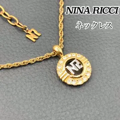 【NINA RICCI ✤ ニナリッチ】ネックレス／ペンダント　ラインストーン　NR　1210