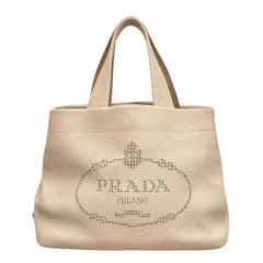 PRADA(プラダ) トートバッグ ミディアム レザートートバッグ 1BG384 ライトピンク レザー
