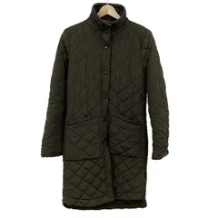 MAX&CO.(マックス&コー) コート サイズ42 M レディース美品  - カーキ×ダークブラウン 長袖/キルティング/春/秋