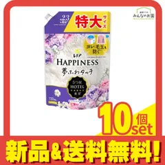 レノアハピネス 夢ふわタッチ リラックスナイト ホワイトムスク 720mL (詰め替え用) 10個セット まとめ売り