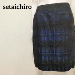 セタイチロウ setaichiro 個性的 サイド切替デザインタイトスカート グラデーションのサムネイル