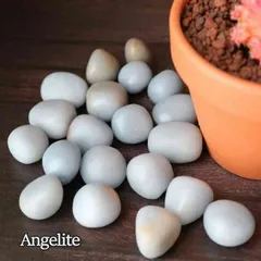 ＼割引クーポン配布中／ エンジェライト タンブル Sサイズ 1個 天使の石 天然石 レディース メンズ 癒し 天然石 プレゼント 贈り物 癒しの石 3点購入200円引 5点購入500円引 青紫 pasmii