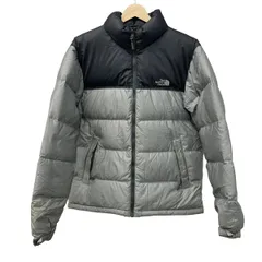 ノースフェイス ダウンジャケット サイズS メンズ ヌプシ700 ダウンジャケット ND51423 ライトグレー×ダークグレー 長袖/秋/冬